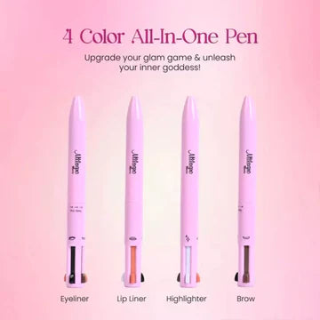 Efficient 4-in-1 Makeup Pen