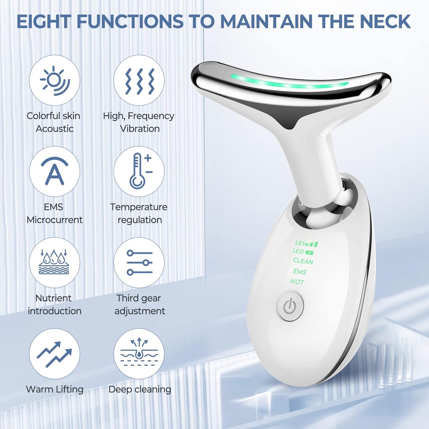 Anti Wrinkles Face Massager for Eye and Neck with 3 modes